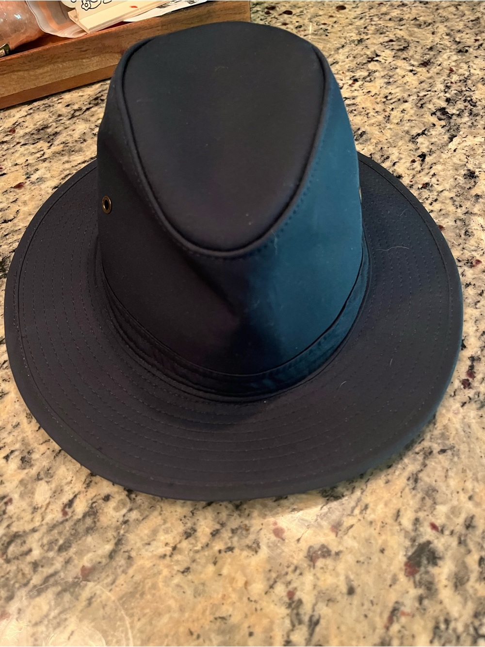Men's hills hat navy Wide-Brim Outdoor Safari Hat